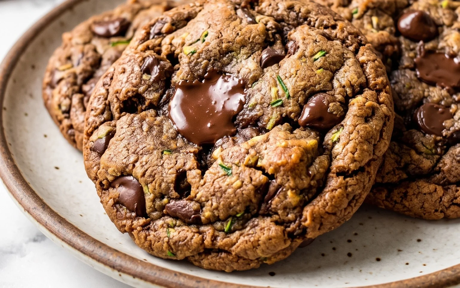Zucchini Chocolate Chip Cookies