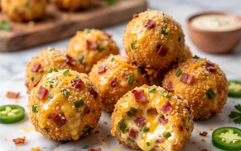 Beef Bacon Jalapeño Popper Cheese Balls