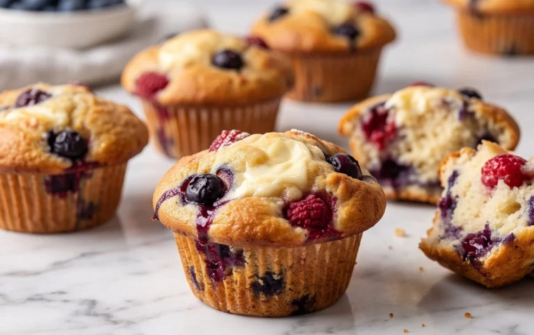 Berry Cream Cheese Muffins