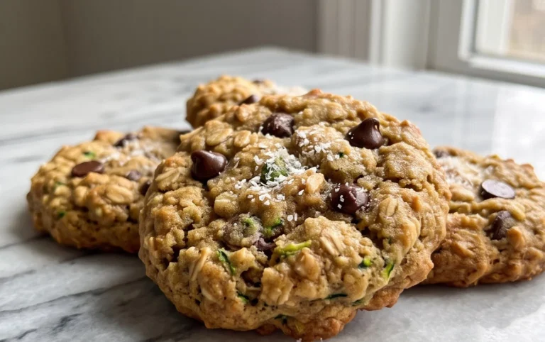 Healthy Zucchini Oatmeal Cookies