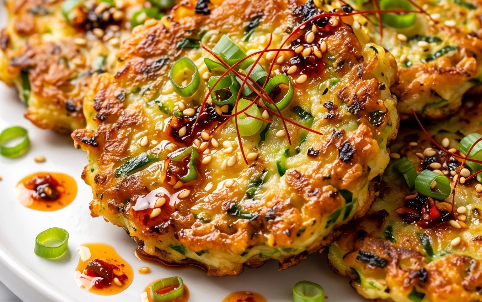 Quick & Easy Korean Zucchini Fritters (Hobak Jeon)