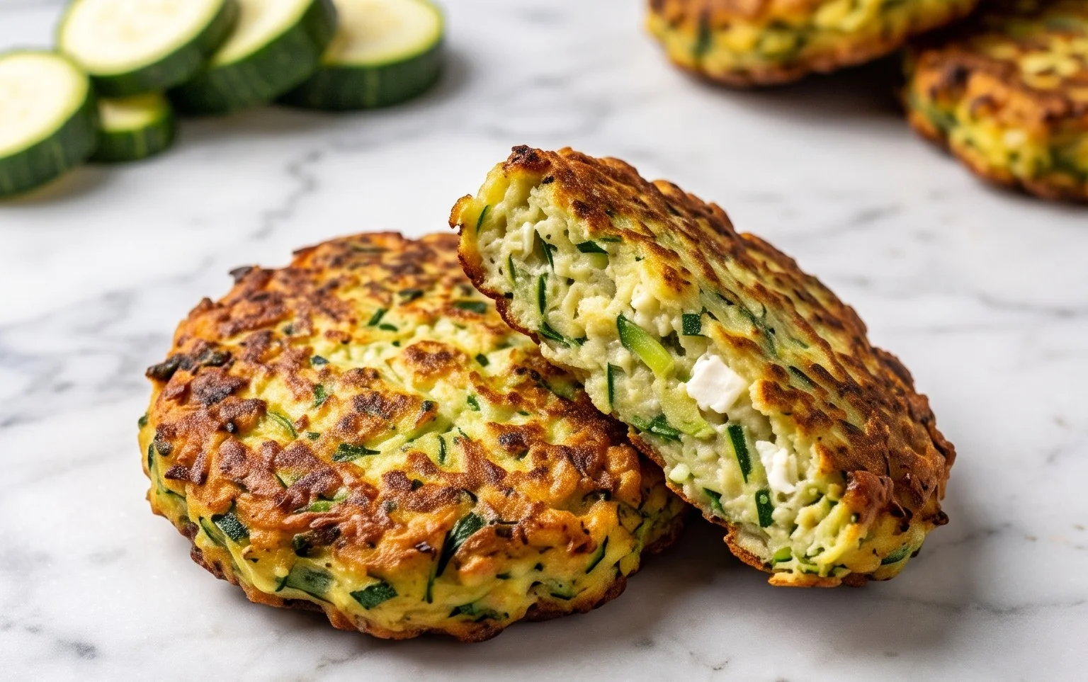 Kolokithokeftedes (Greek Zucchini Fritters)