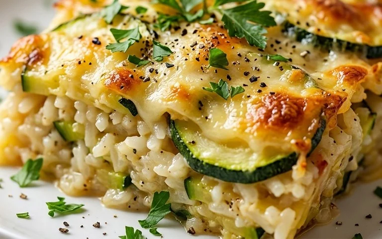 Julia Child's Zucchini and Rice Gratin (Tian de Courgettes au Riz)