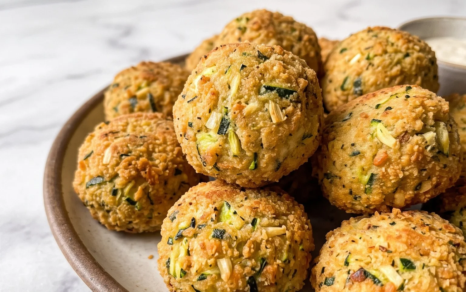Zucchini Garlic Bites
