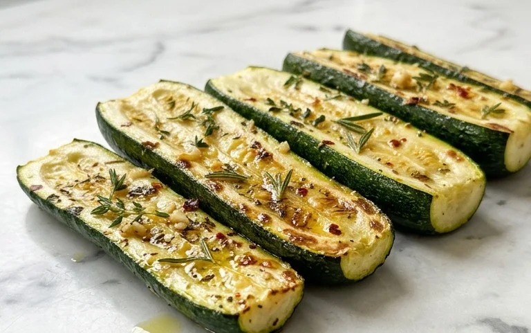 Simple Herb-Infused Roasted Zucchini Recipe