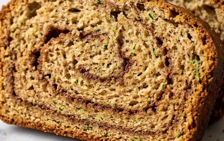 Moist and Delicious Cinnamon Swirl Zucchini Bread