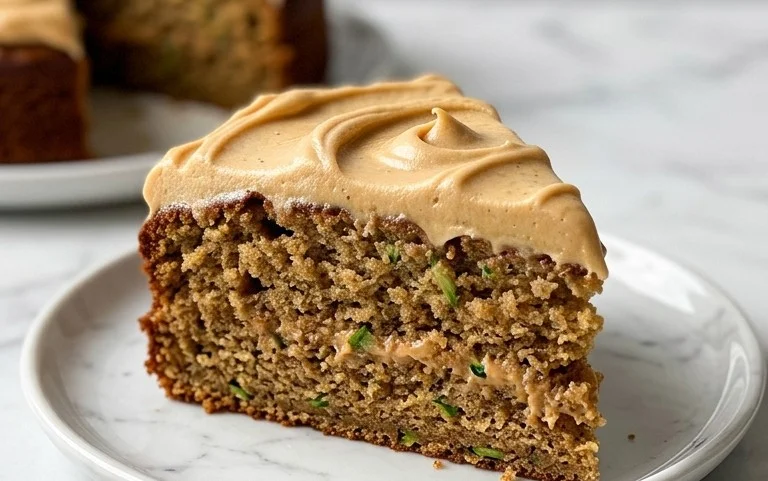 Moist Peanut Butter Zucchini Cake Recipe