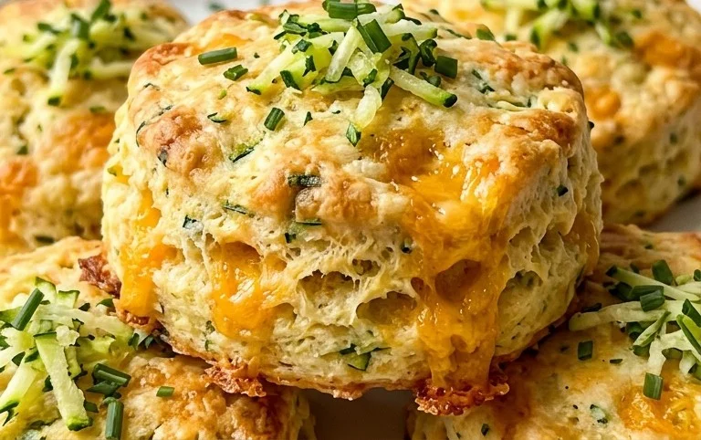 Zucchini Cheddar Biscuits