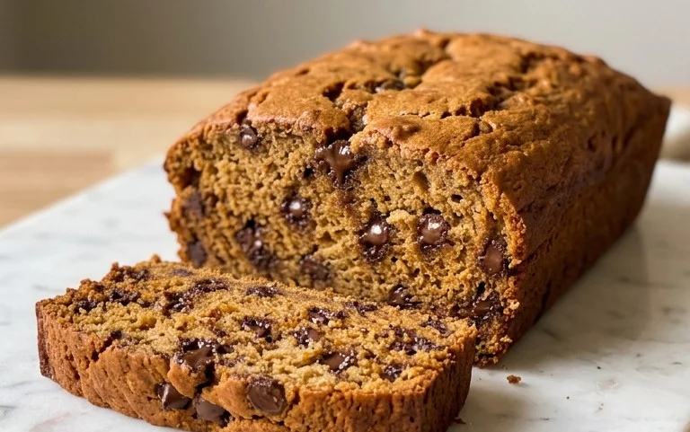 Pumpkin Chip Banana Bread
