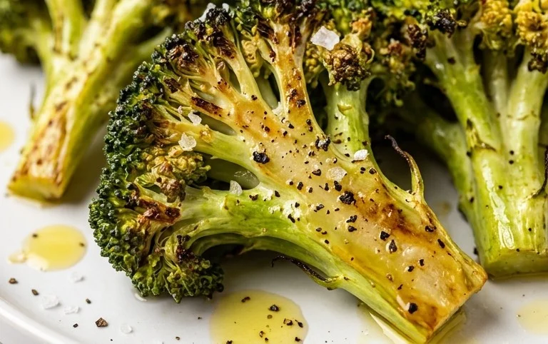 Oven Roasted Broccoli (Baked Broccoli)