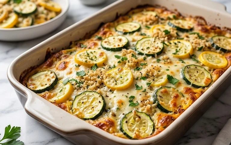 Zucchini and Squash Casserole Recipe